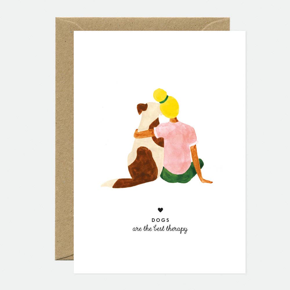Carte de vœux Dog Therapy