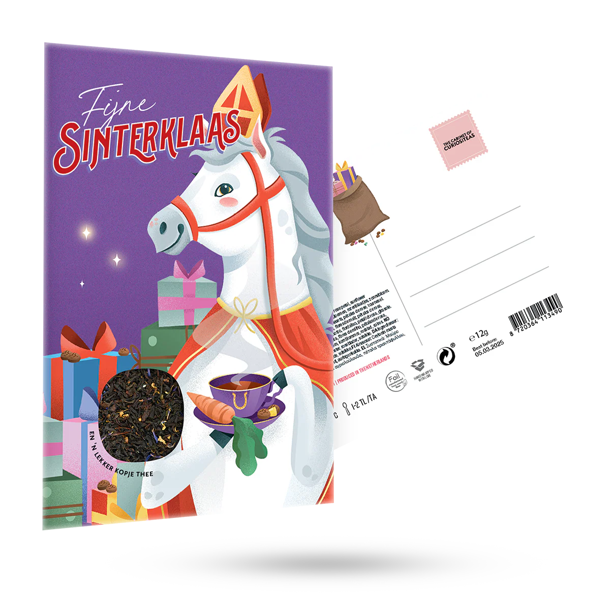 Carte postale de thé Sinterklaas Ozosnel