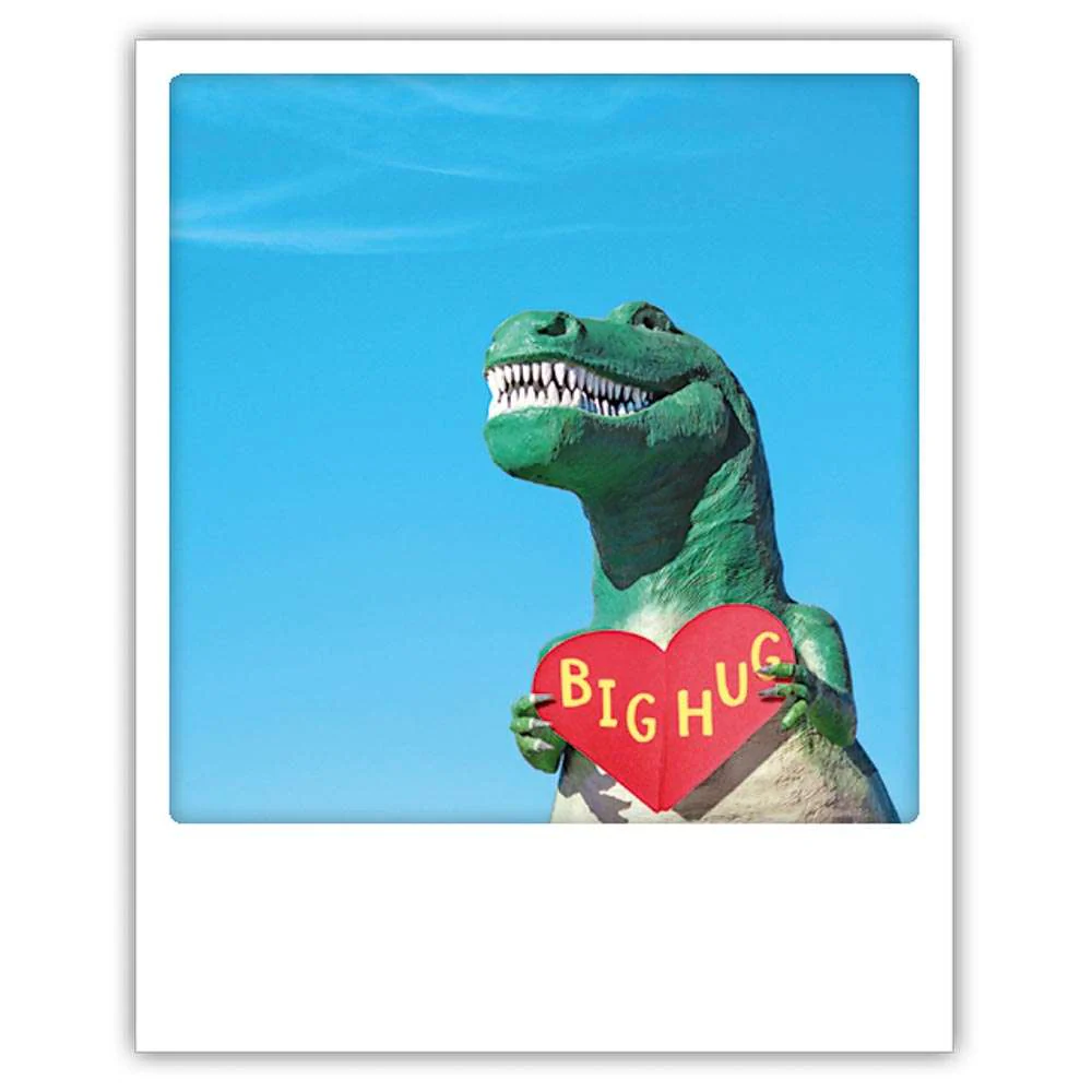 Carte postale - Format Polaroide - Big hug