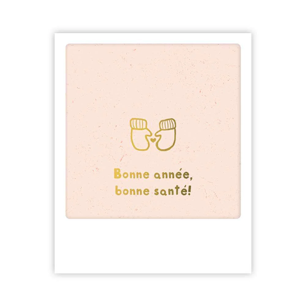 Carte postale - Format Polaroide - bonne santé