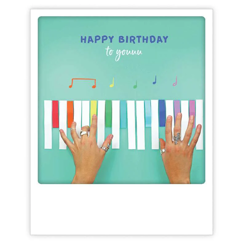 Carte postale - Format Polaroide - Happy birthday to youuu