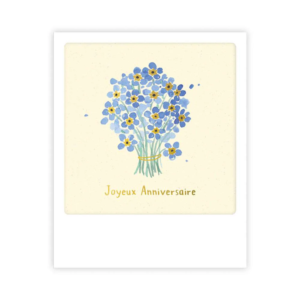 Carte postale - Format Polaroide - Joyeux anniversaire