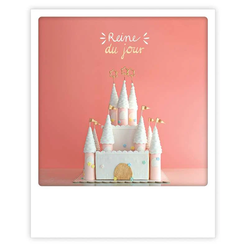 Carte postale - Format Polaroide - Reine du jour