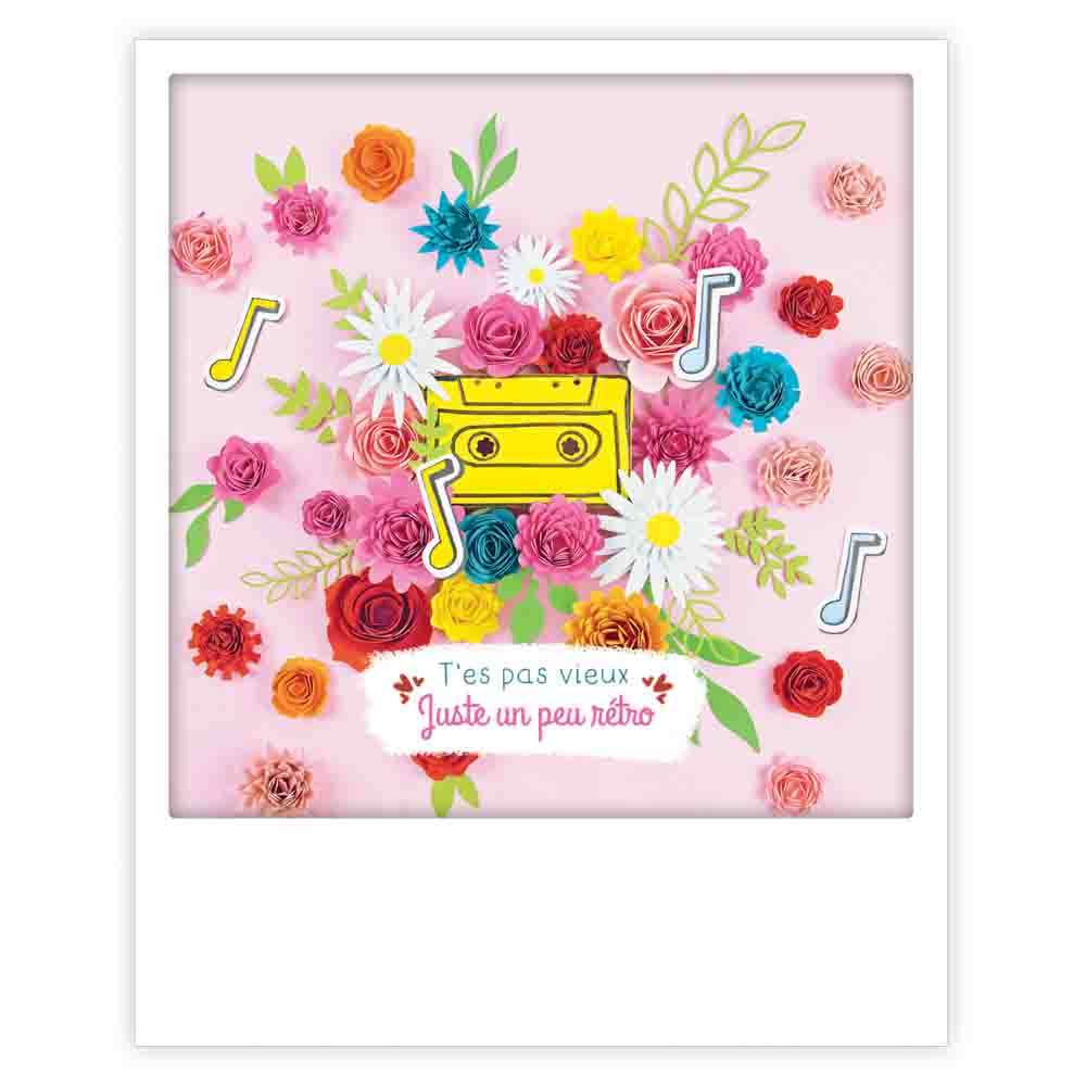 retro flowers