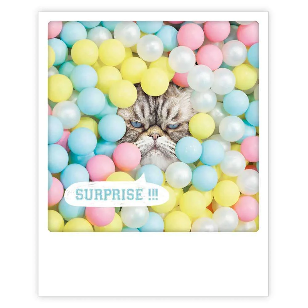 Carte postale - Format Polaroide - Surprise