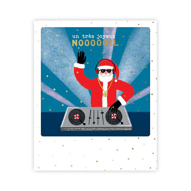 Carte postale - Format Polaroide - un très joyeux noooooël