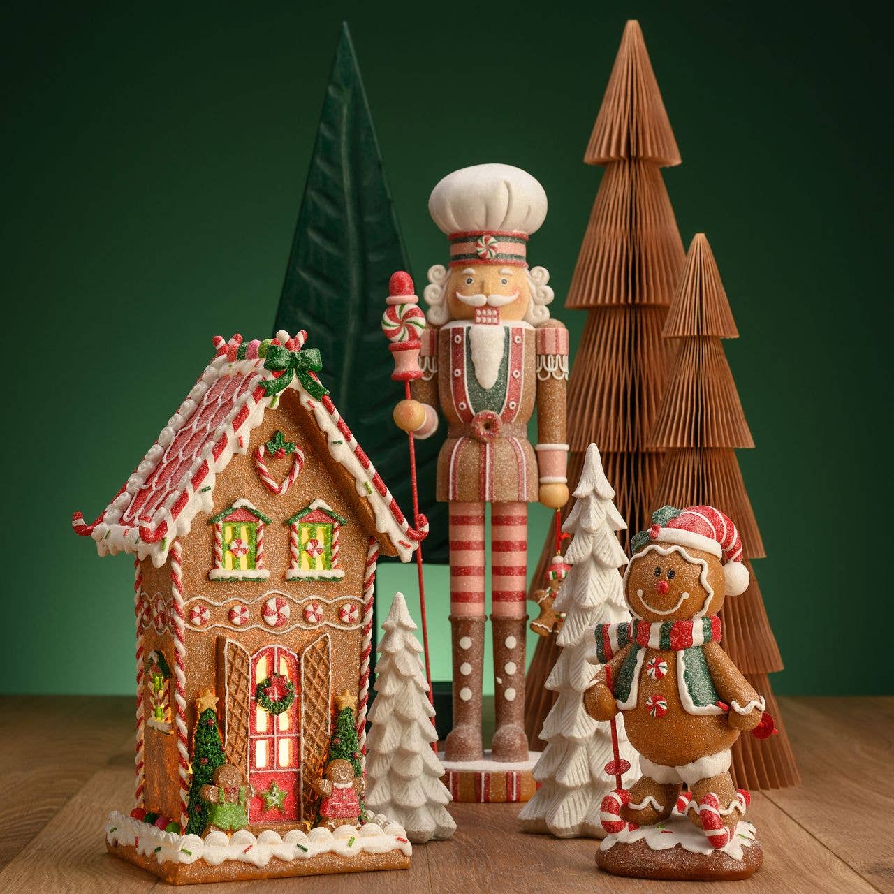 Casse-noisette en poly multicolore (L/H/P) 13x45x12cm - Image 2