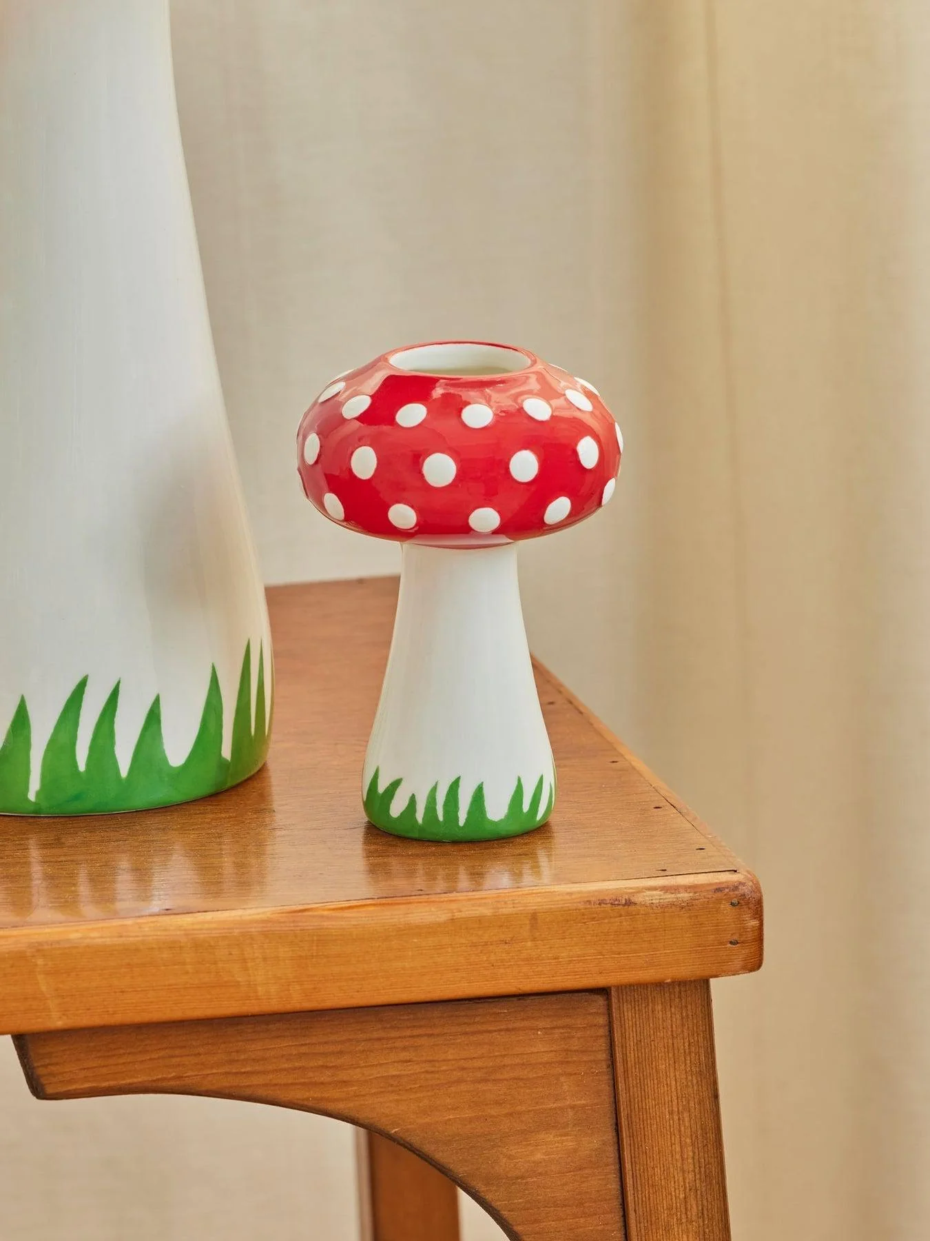 Ceramice Vase in Mushroom Shape - Small