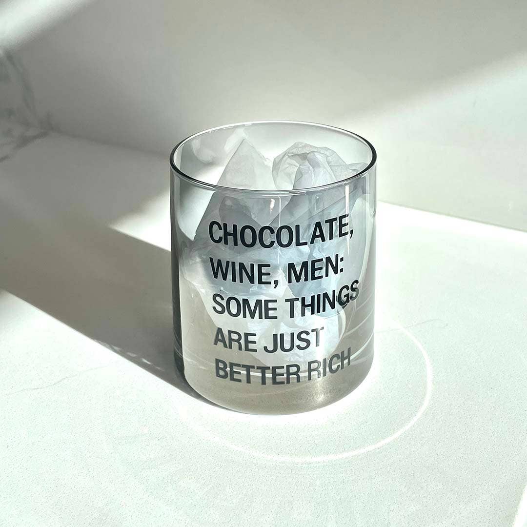Certaines choses sont meilleures : verre riche, verre transparent: Fini transparent - Image 3