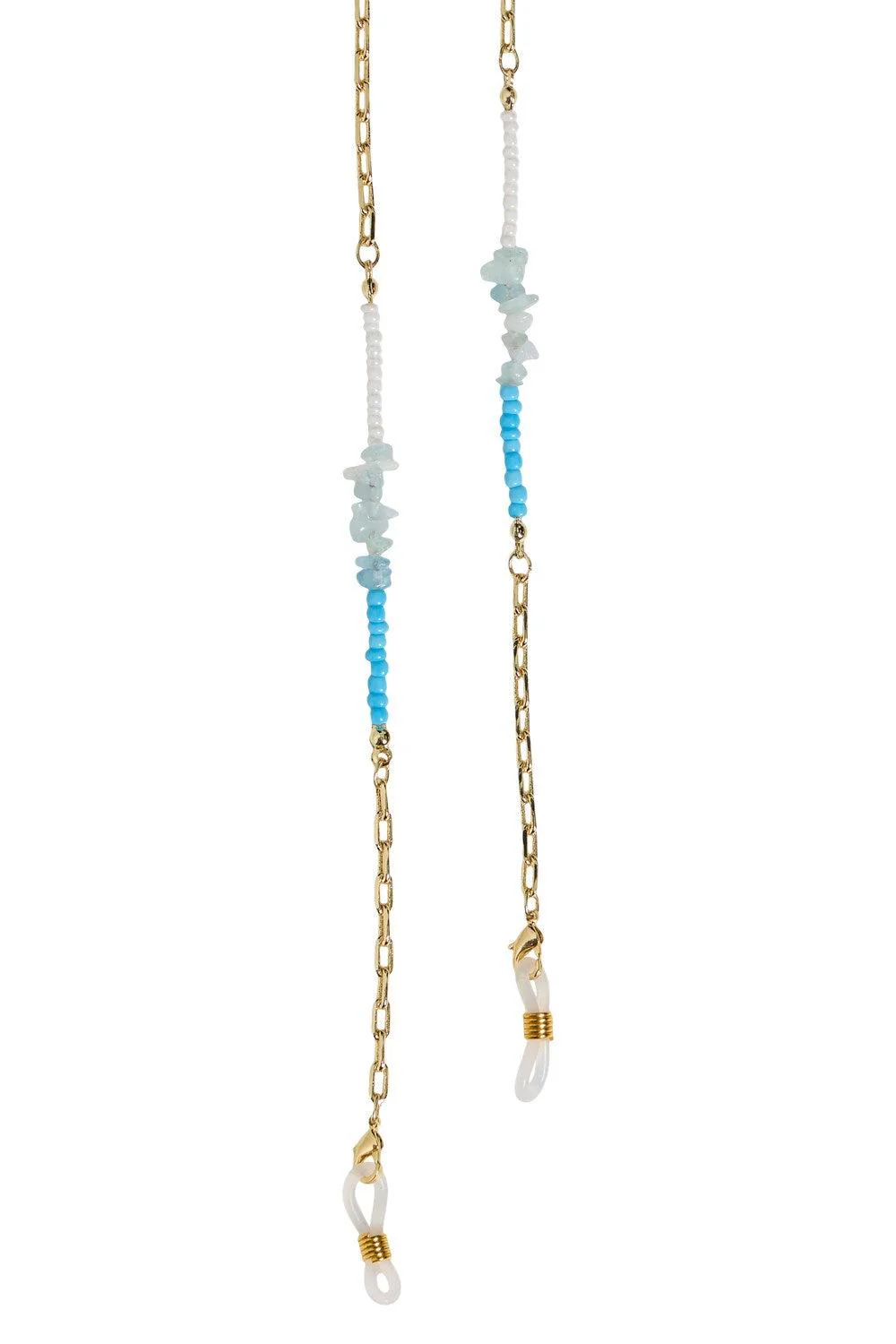 Chaine de lunettes I Maria bleu