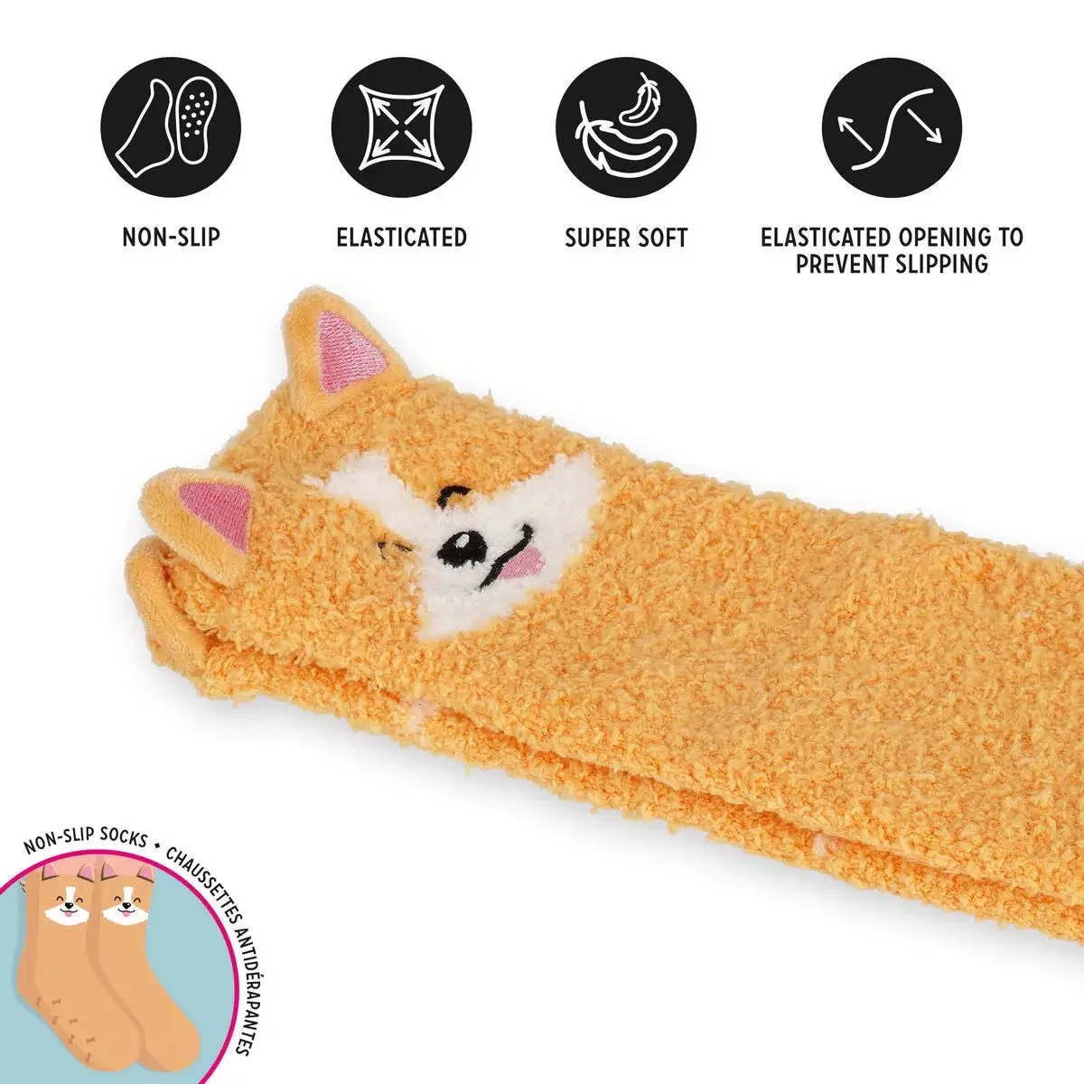 Chaussettes antidérapantes - IT'S A MATCH! - CORGI - ADULT - Image 3