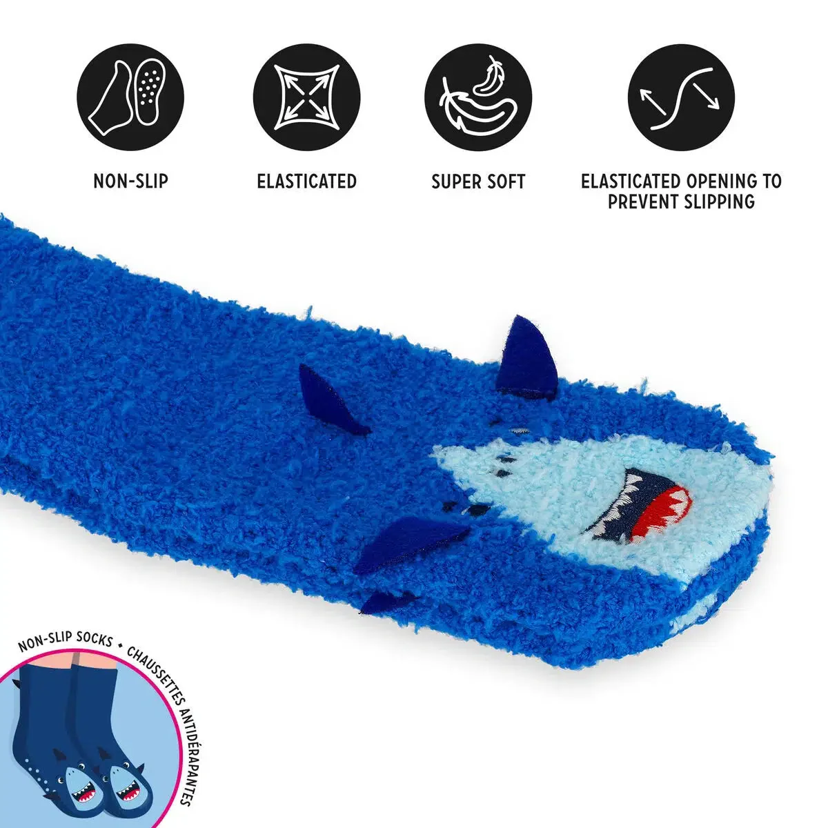 Chaussettes antidérapantes - IT'S A MATCH! - SHARK - KID - Image 3