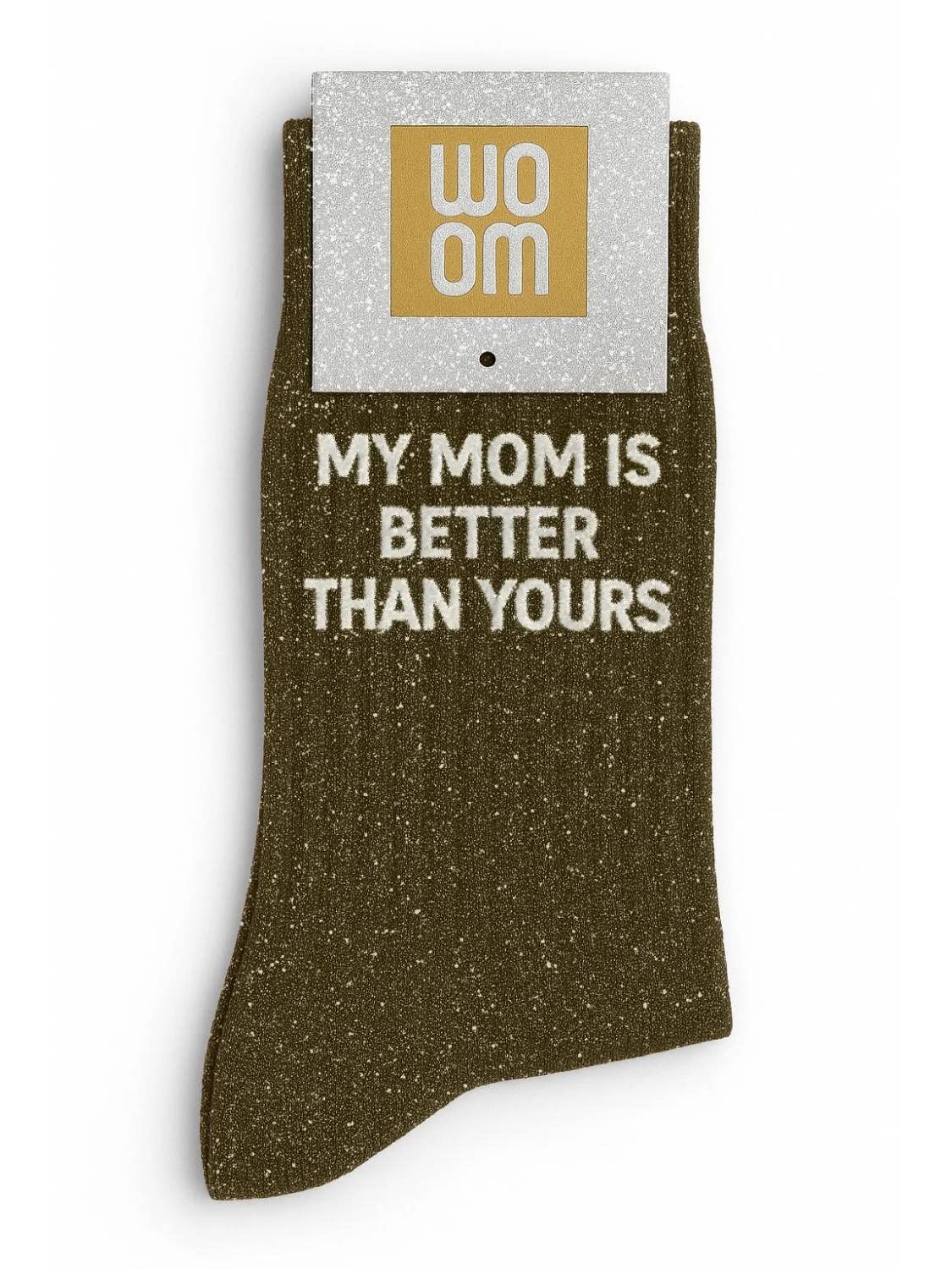 Chaussettes MY MUM IS BETTER THAN YOURS Kaki