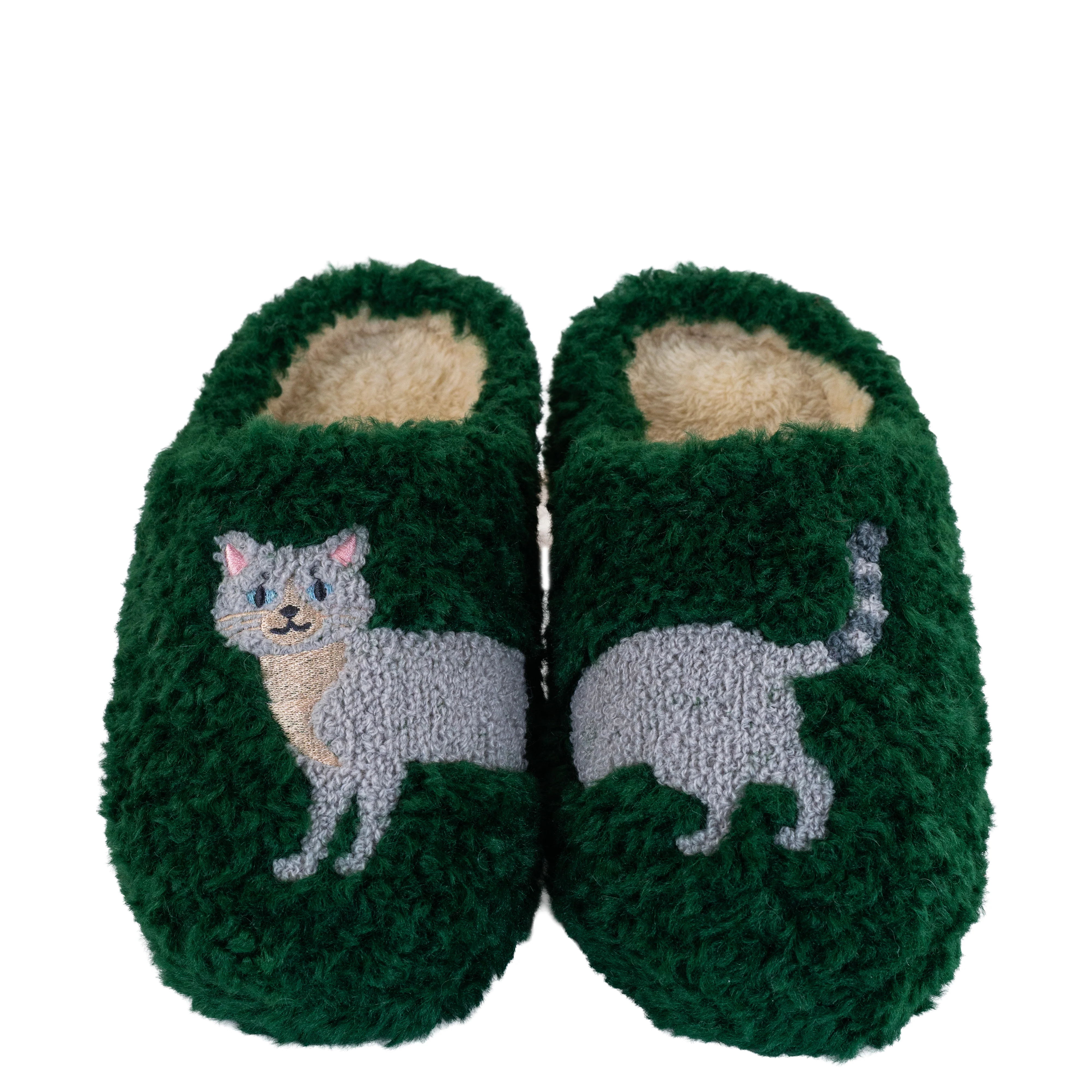 Chaussons décor Chat.