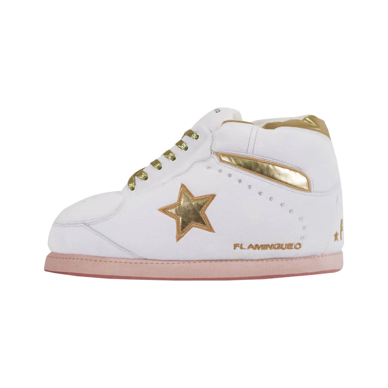 Chaussures de maison Giant avec botte haute et étoile dorée - Image 2