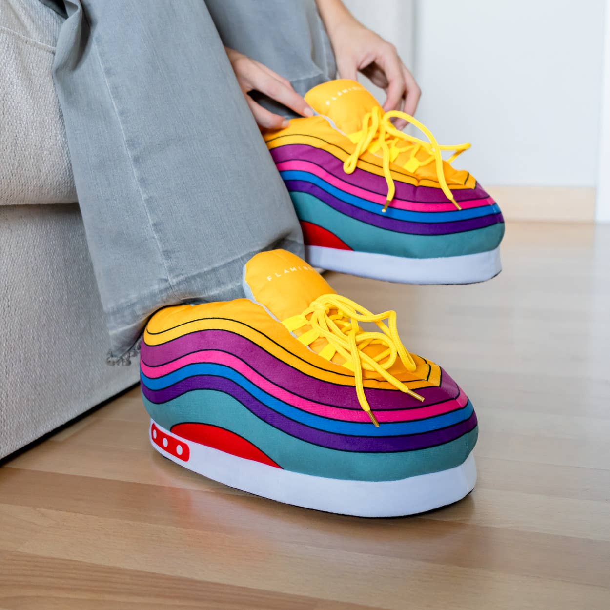 Chaussures de maison unisexes multicolores BOWIES - Image 6