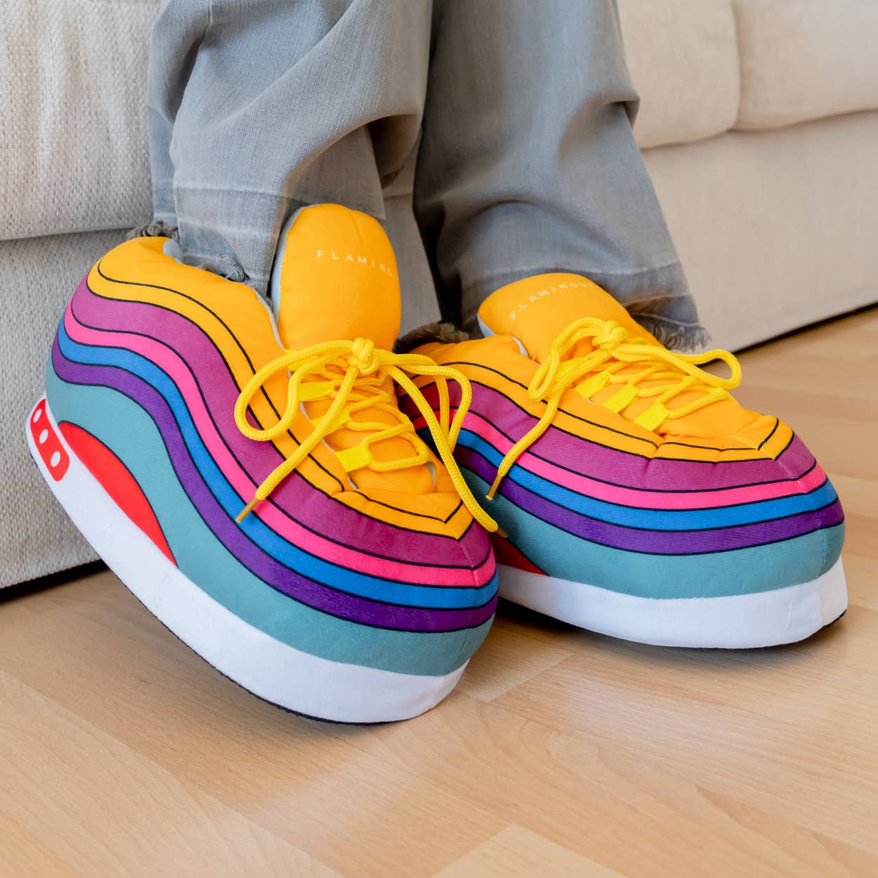 Chaussures de maison unisexes multicolores BOWIES - Image 7