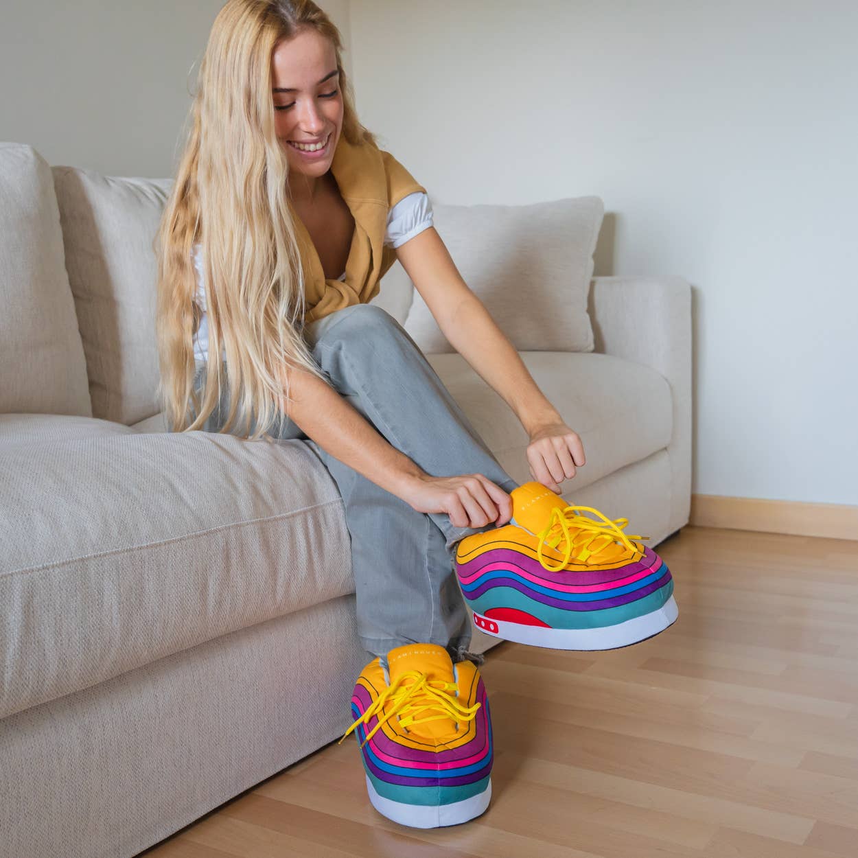 Chaussures de maison unisexes multicolores BOWIES - Image 8