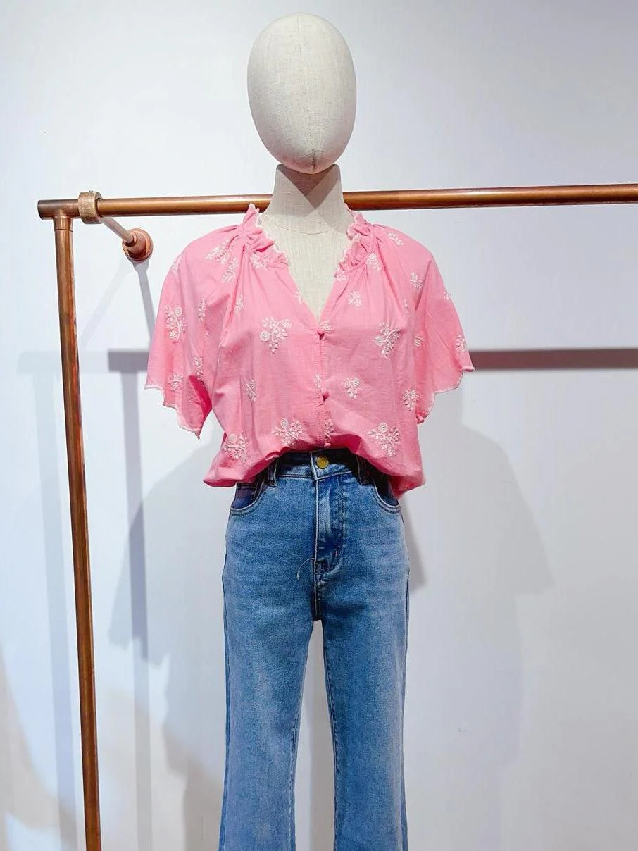 Chemise Coralie I rose