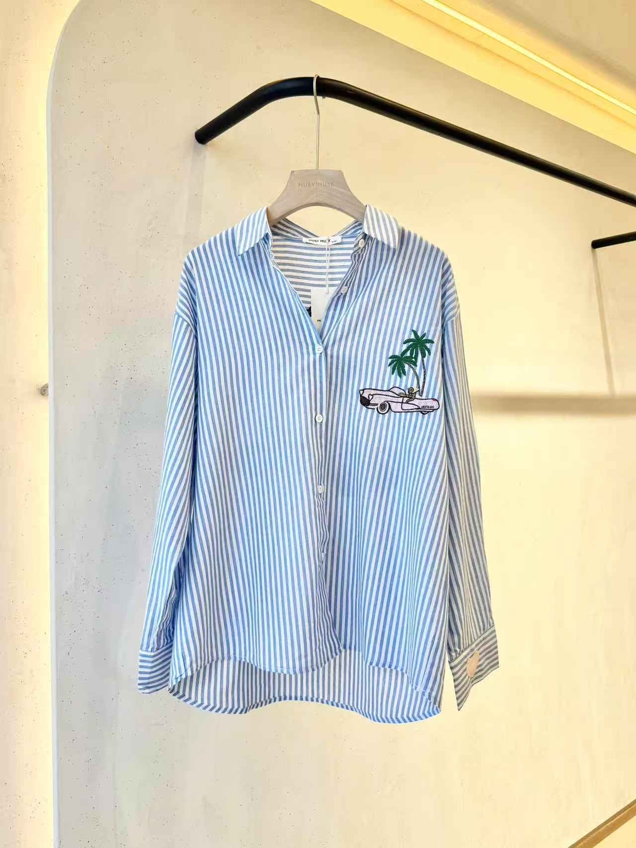 Chemise Drive I Bleu