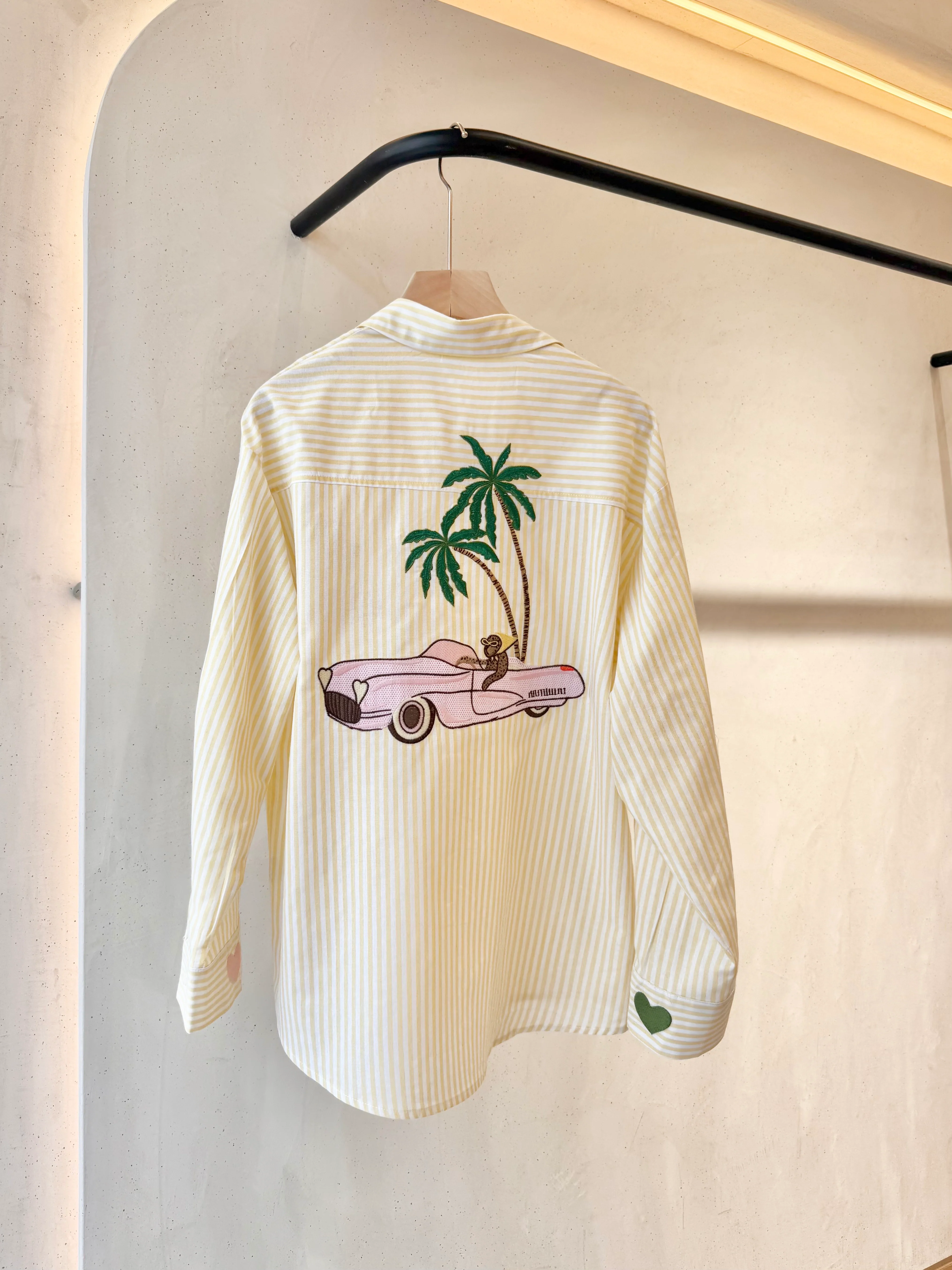 Chemise Drive I Jaune