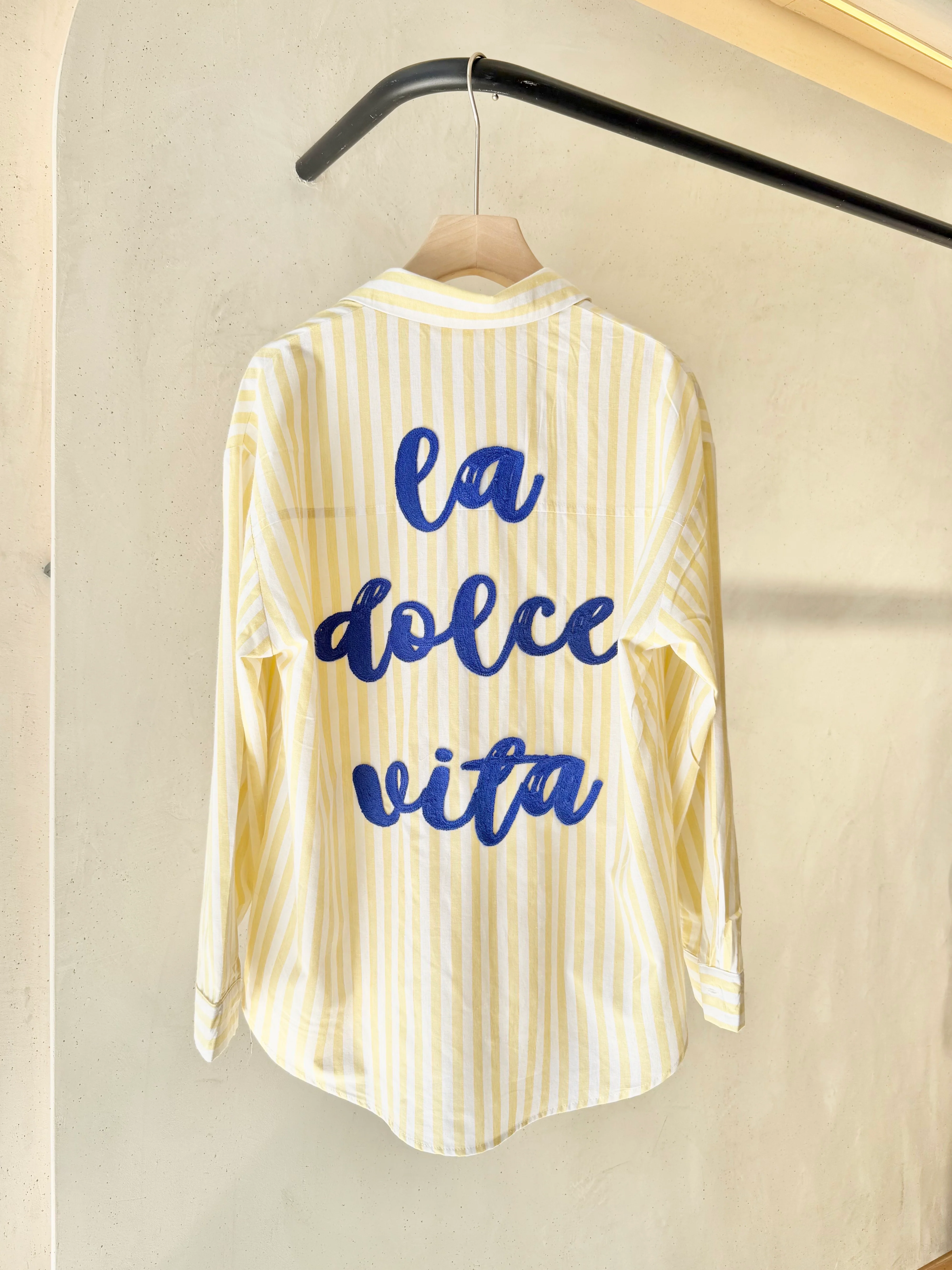 Chemise I La dolce Vita I Jaune