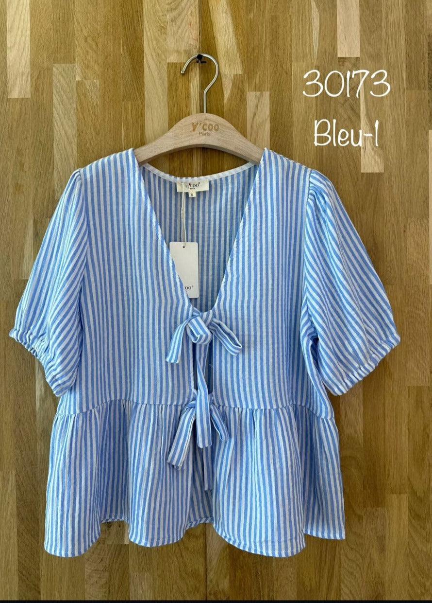 Chemise Léa I Bleue