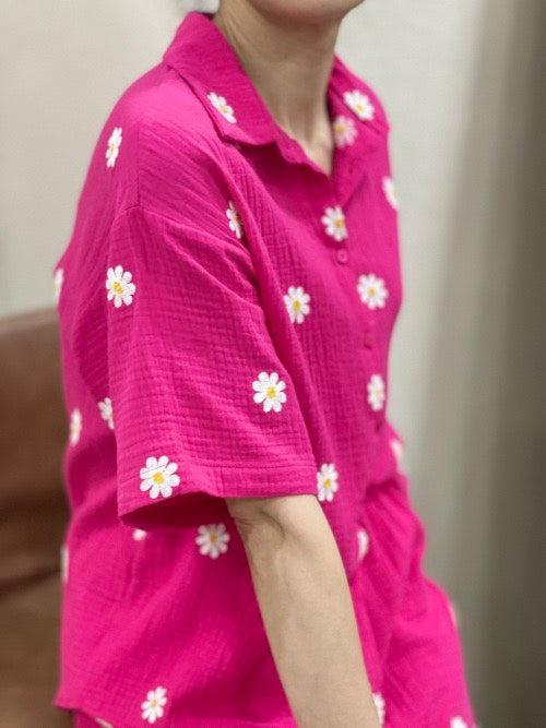 Chemise Margarette I Fuchsia - Image 2