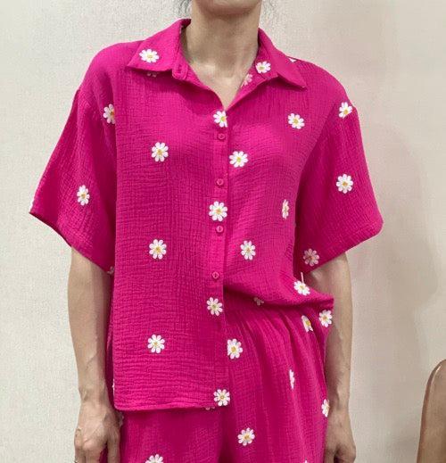 Chemise Margarette I Fuchsia - Image 3