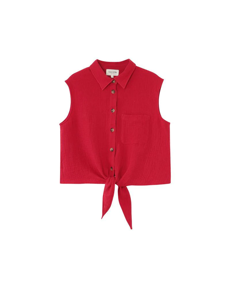 CHEMISE REGLISSE CERISE