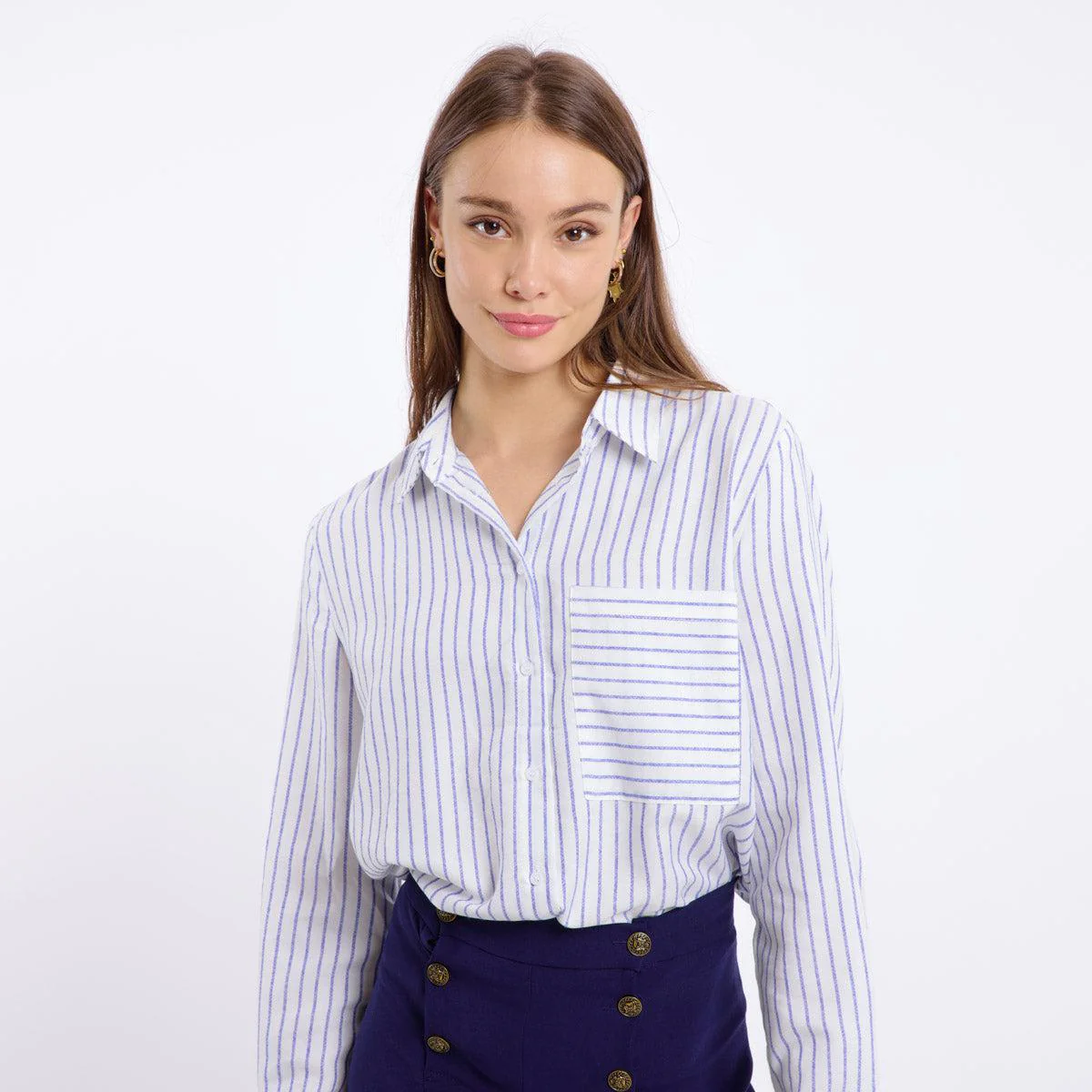 Chemise Sandrine I Bleu