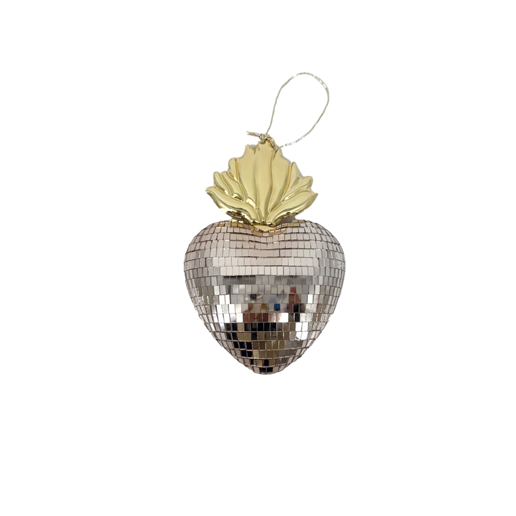 Cœur disco Ex-voto rose