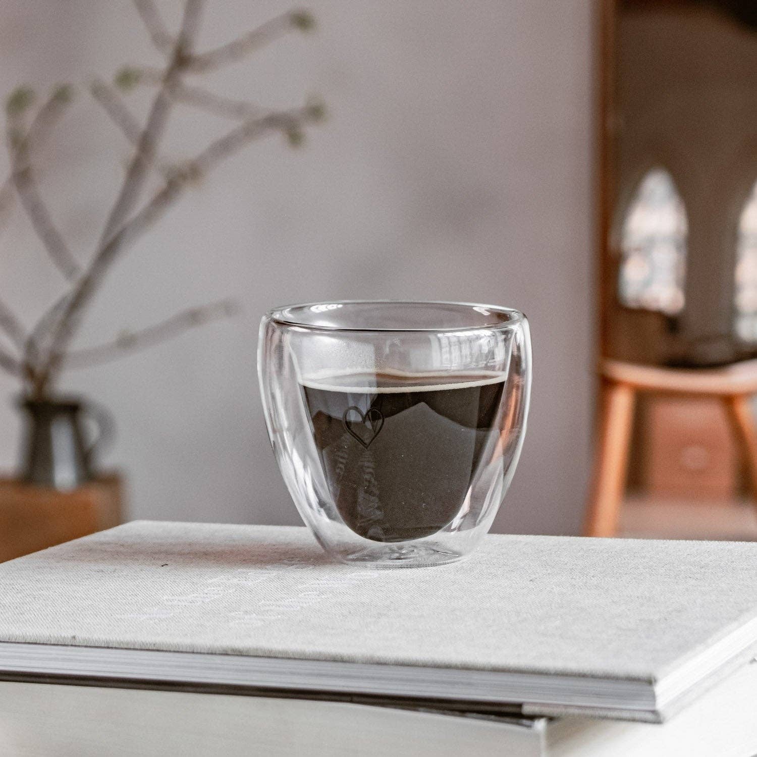 Cœur en verre à double paroi 200 ml (VE = 6 pièces) - Image 3