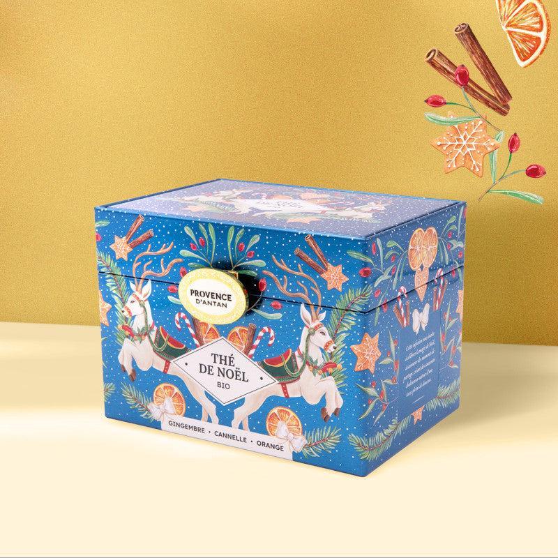 COFFRE METAL THE NOEL GINGEMBRE CANNELLE BIO* BTE 20 SACHETS 36 G