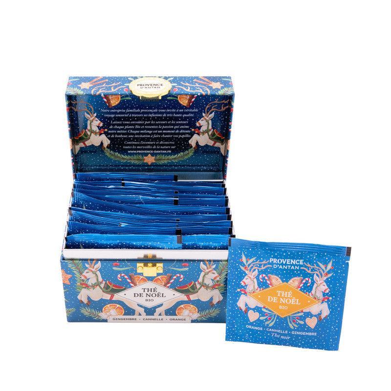 COFFRE METAL THE NOEL GINGEMBRE CANNELLE BIO* BTE 20 SACHETS 36 G - Image 2