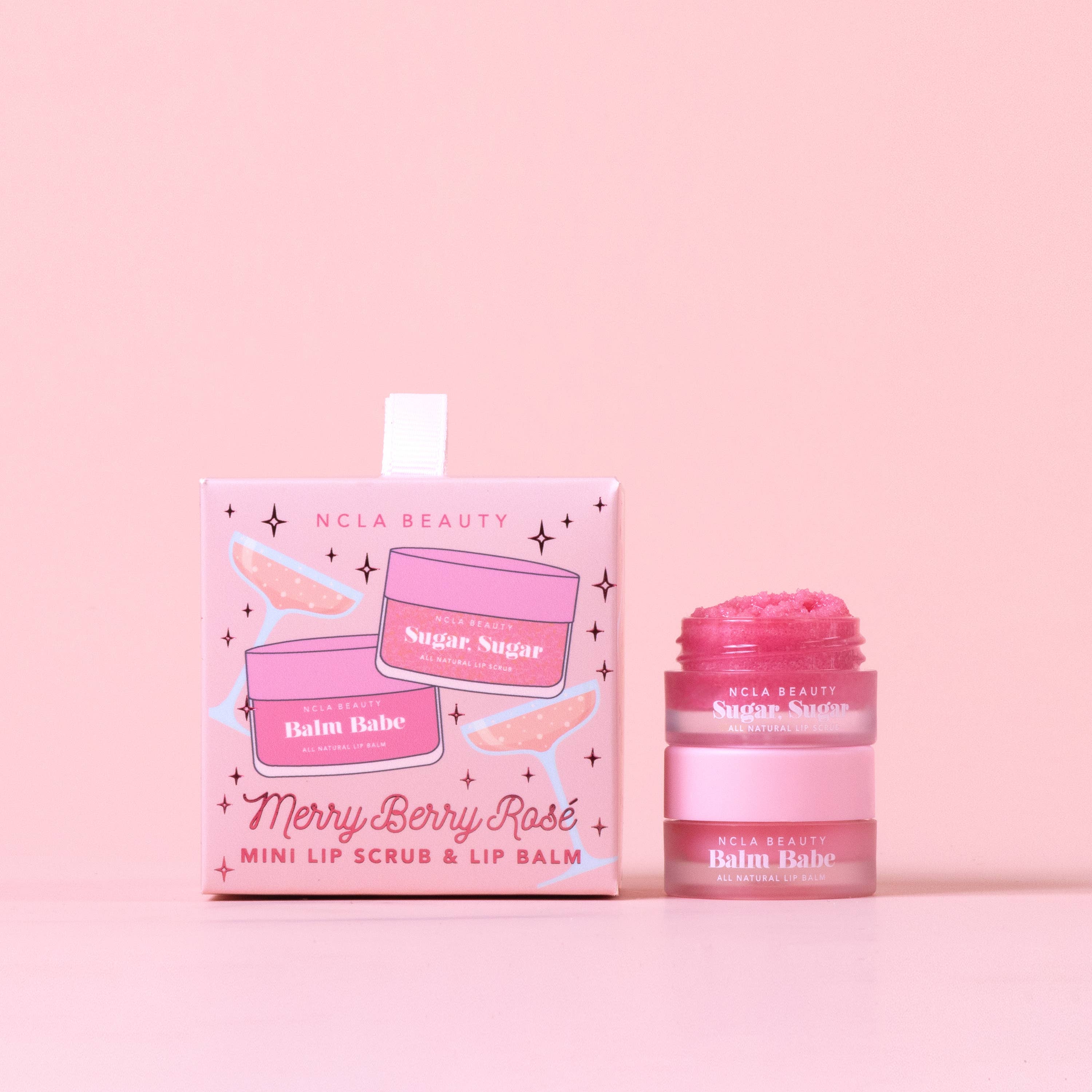 Coffret cadeau de Noël avec traitement pour les lèvres Merry Berry Rose - Image 2