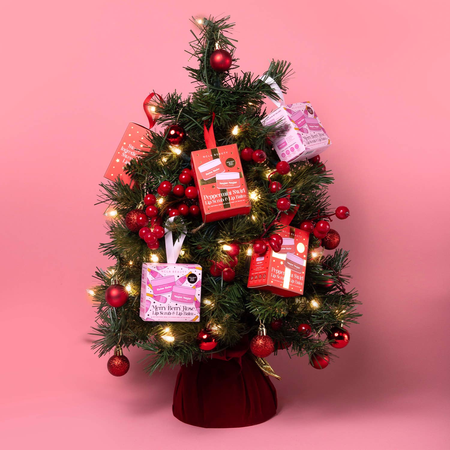 Coffret cadeau de Noël pour les lèvres Peppermint Swirl - Image 3