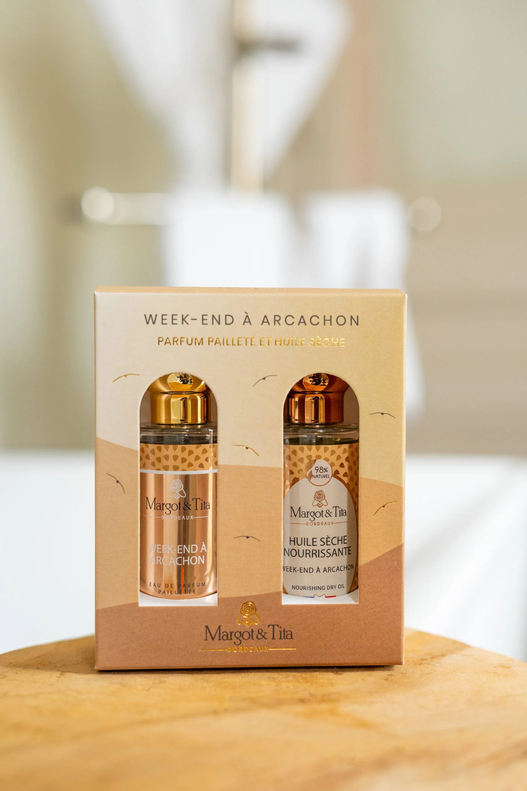 Coffret huile et parfum Week-end à Arcachon