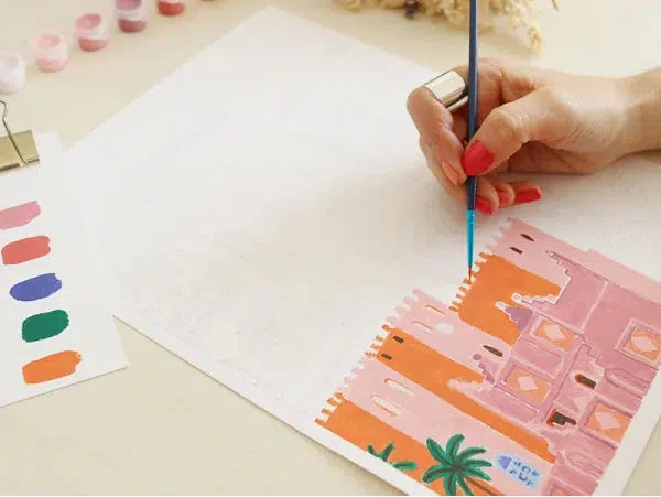 COFFRET PEINTURE AU NUMÉRO - MAROC PAR MONA MAI - Image 3