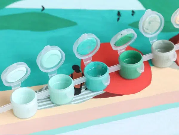 COFFRET PEINTURE AU NUMÉRO - ST BARTHÉLEMY PAR LÉA MORICHON - Image 3