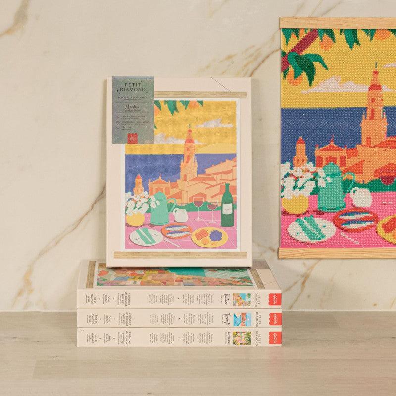 Coffret Petit Diamond - Diamond Painting Menton par Gisele Murias - Image 2