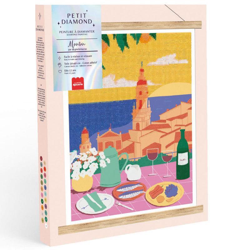 Coffret Petit Diamond - Diamond Painting Menton par Gisele Murias - Image 3