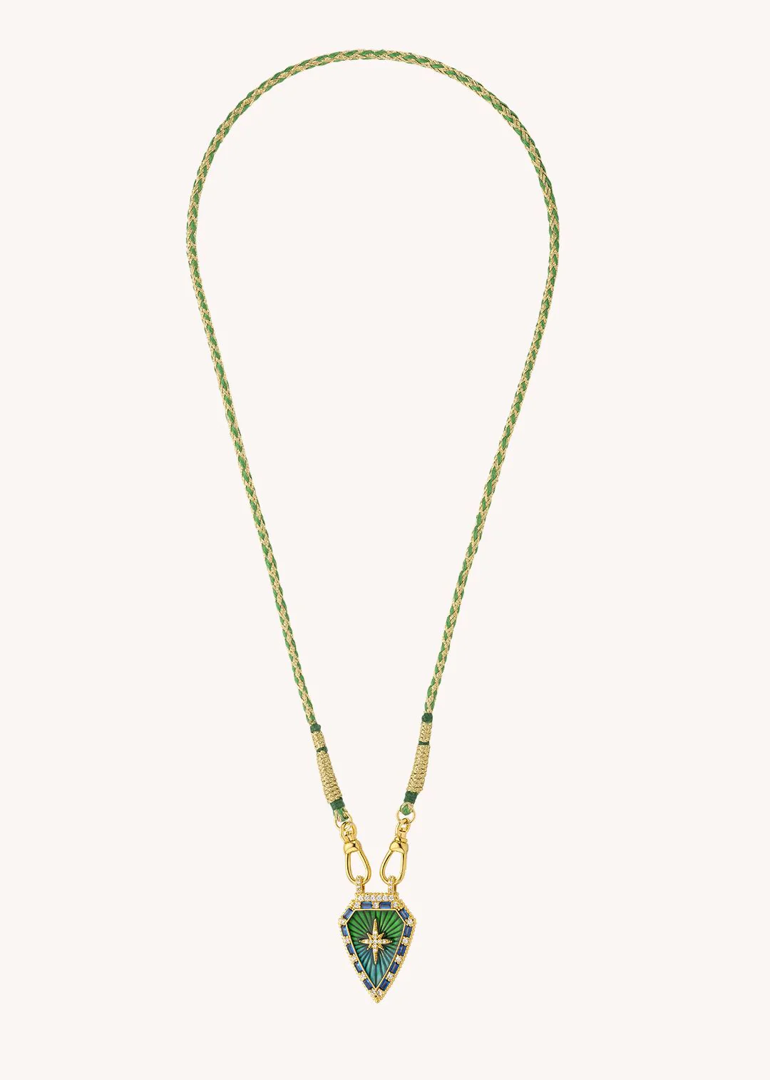 COLLIER - BLUE RAINBOW DIWALI WARRIOR