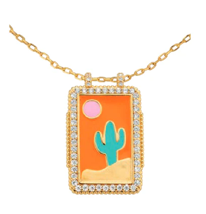COLLIER - CACTUS BOHEME