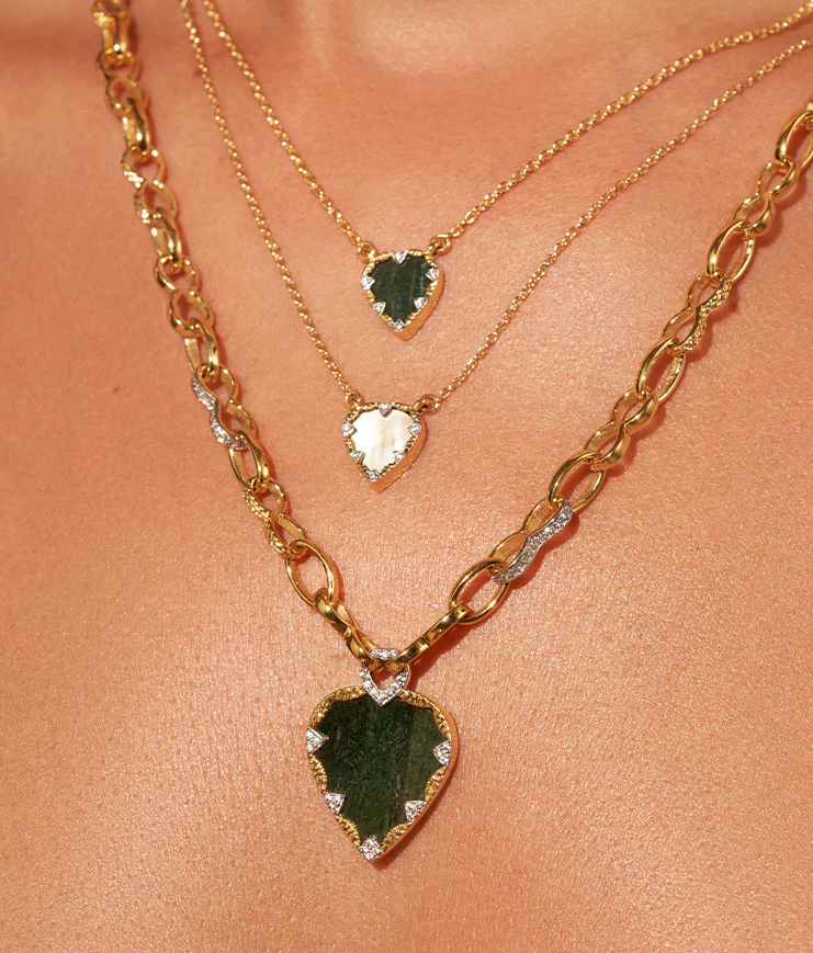 COLLIER LIMA - AVENTURINE