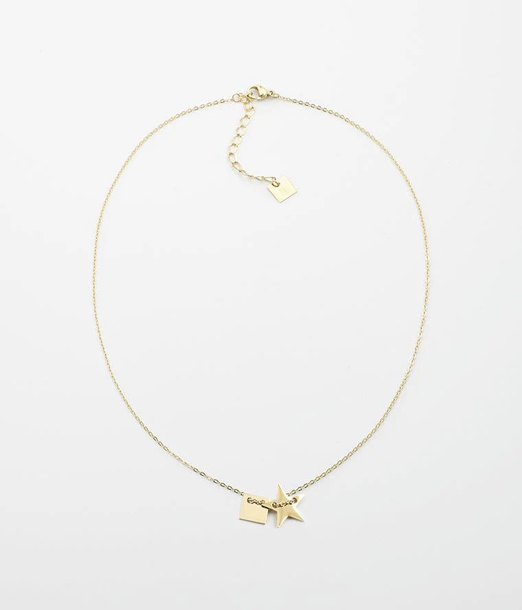 Collier Lucky Square