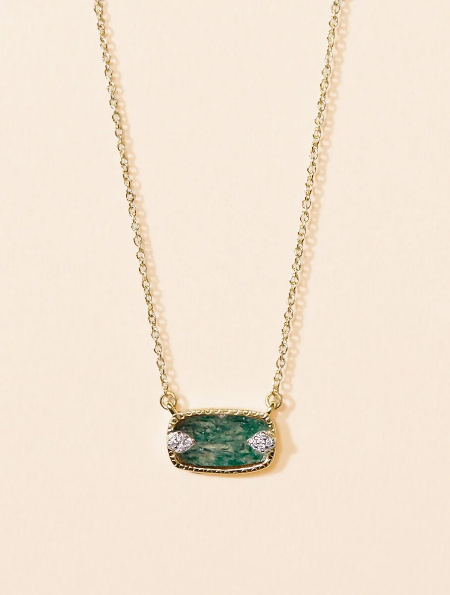 COLLIER SANGHA - AVENTURINE