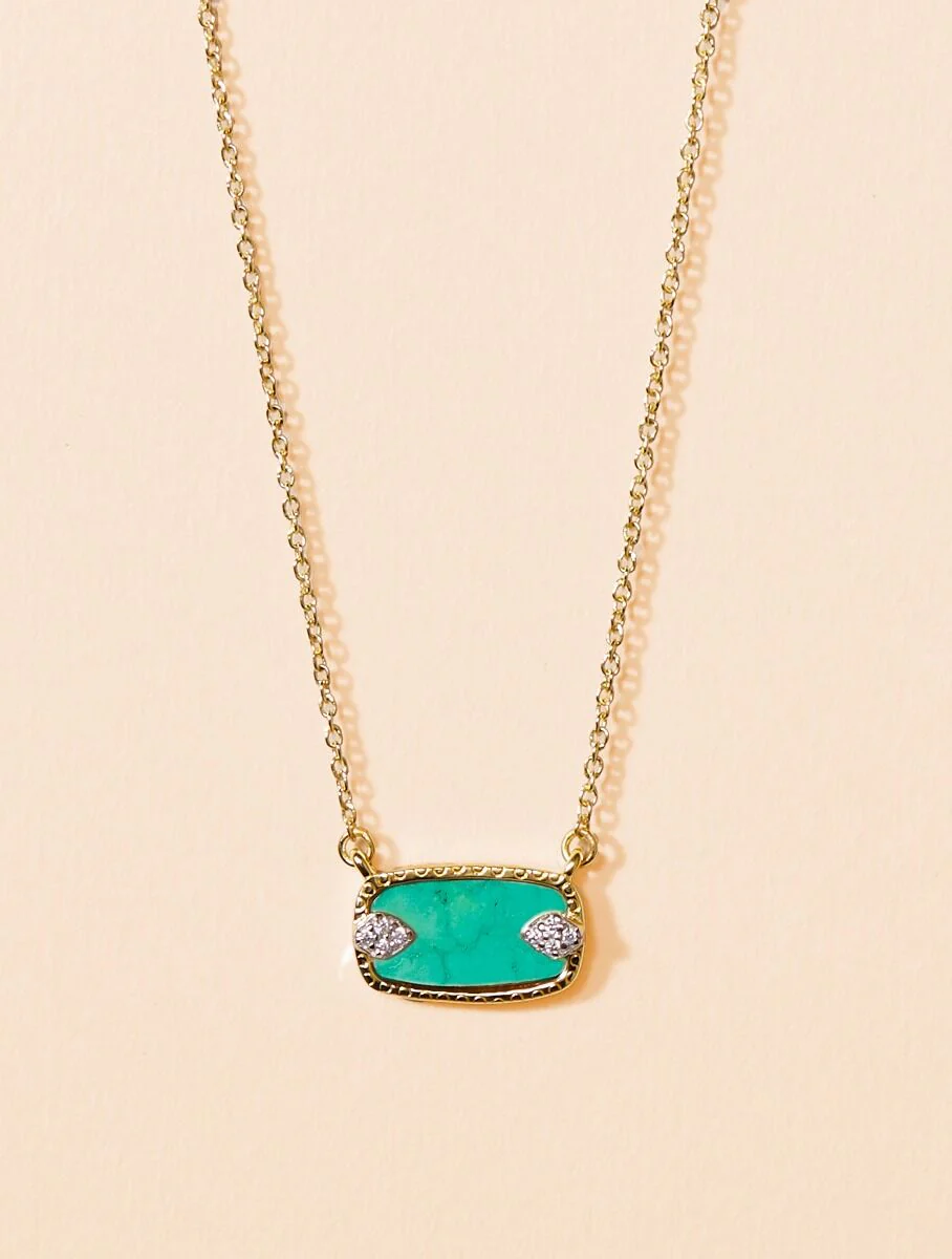 COLLIER SANGHA - TURQUOISE