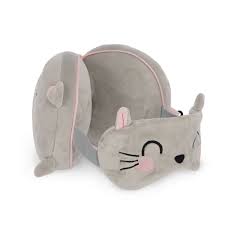 COUSSIN DE VOYAGE AVEC MASQUE - MY TRAVEL BUDDY - KITTY