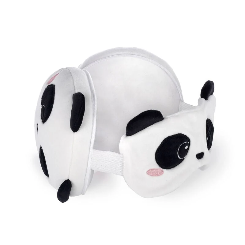 COUSSIN DE VOYAGE AVEC MASQUE - MY TRAVEL BUDDY - PANDA
